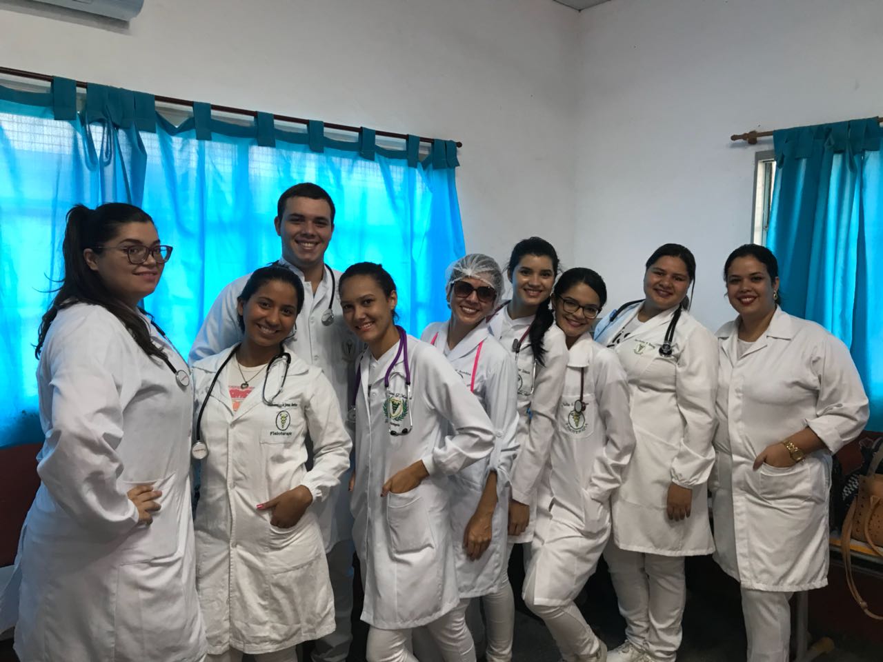 Cursos de Nutrição,Fisioterapia e Biomedicina realizam ação junto com a secretaria municipal de Saúde