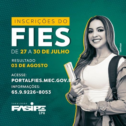 INSCRIÇÃO FIES FACULDADE FASIPE CPA 