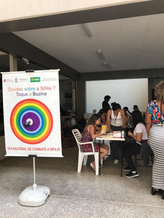 Ação do Dia Nacional de Combate à Sífilis